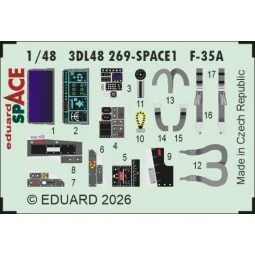 F-35A SPACE for Italeri, 1/48 - Eduard Accessories 3DL48269