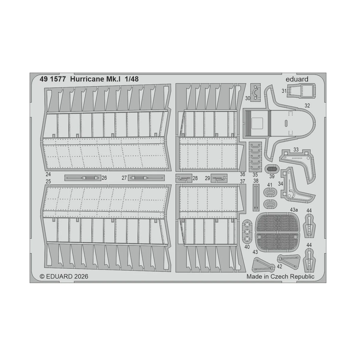 Hurricane Mk.I for Arma Hobby, 1/48 - Eduard Accessories 491577