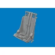 P-47D Razorback seat w/ intergral seat belts PRINT for Miniart, 1/4...
