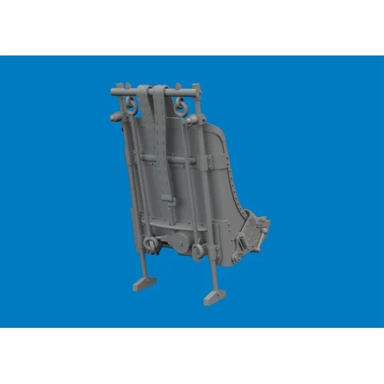 P-47D Razorback seat w/ intergral seat belts PRINT for Miniart, 1/4...