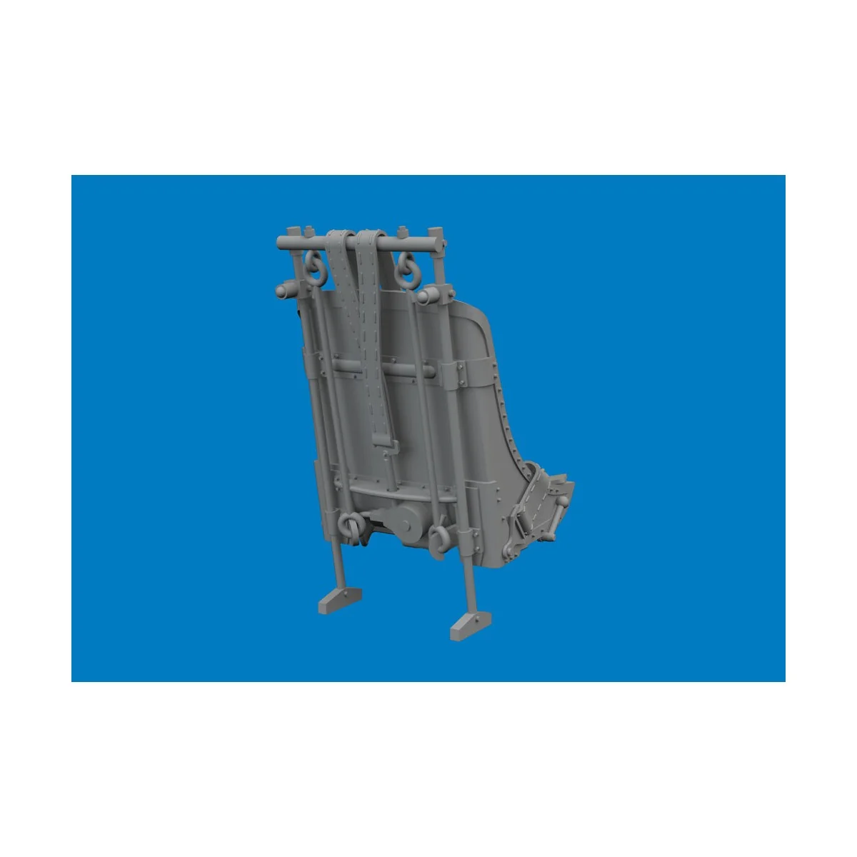 P-47D Razorback seat w/ intergral seat belts PRINT for Miniart, 1/4...