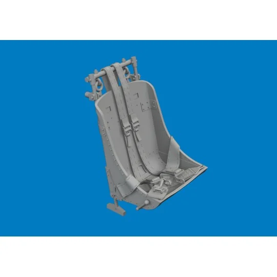 P-47D Razorback seat w/ intergral seat belts PRINT for Miniart, 1/4...