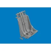 P-47D Razorback seat w/ intergral seat belts PRINT for Miniart, 1/4...