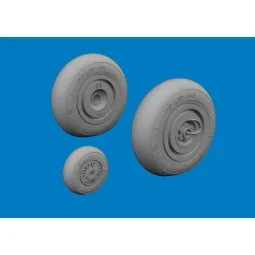 Hs 129B wheels for Takom, 1/48 - Eduard Accessories 6481159