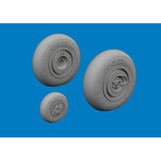 Hs 129B wheels for Takom, 1/48 - Eduard Accessories 6481159