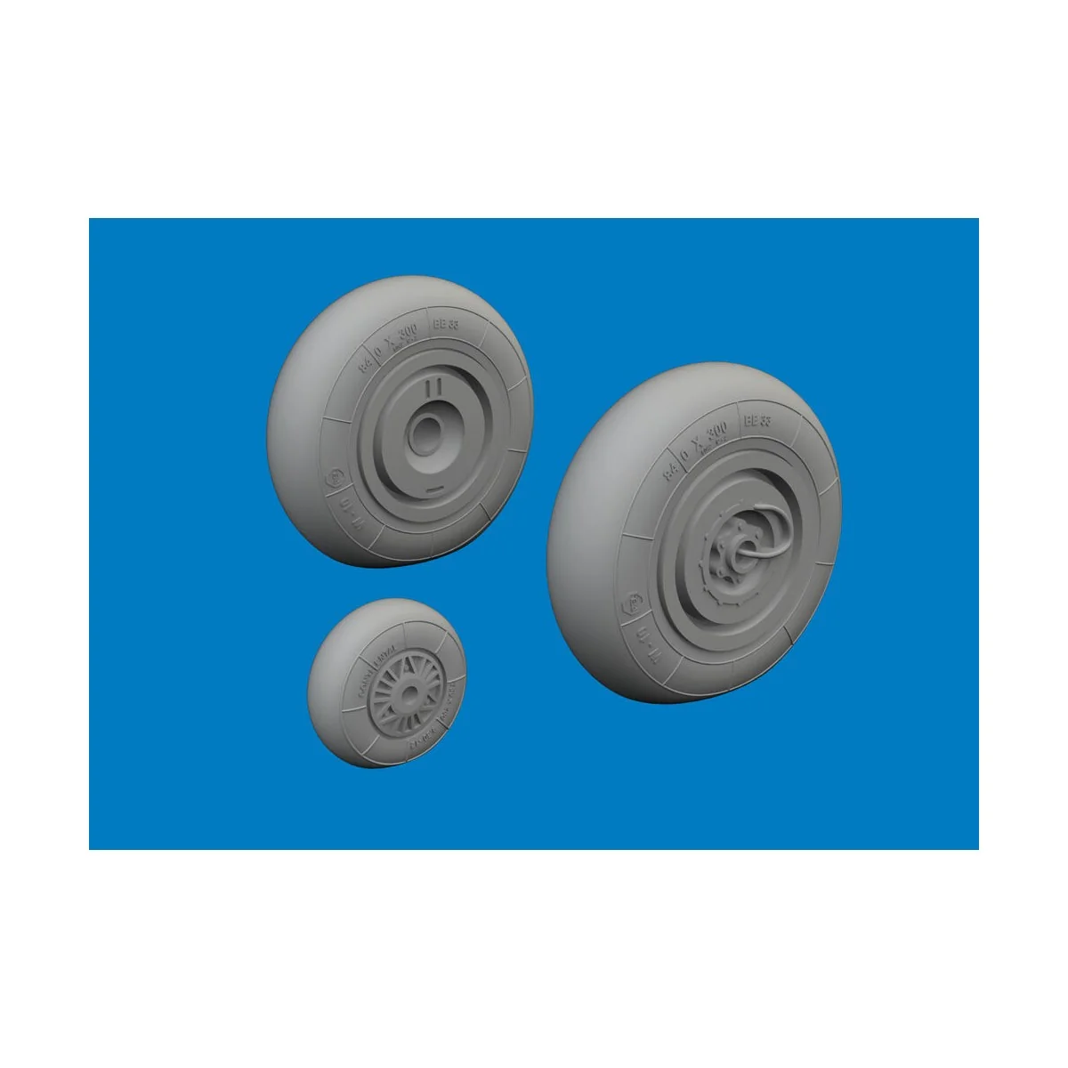 Hs 129B wheels for Takom, 1/48 - Eduard Accessories 6481159