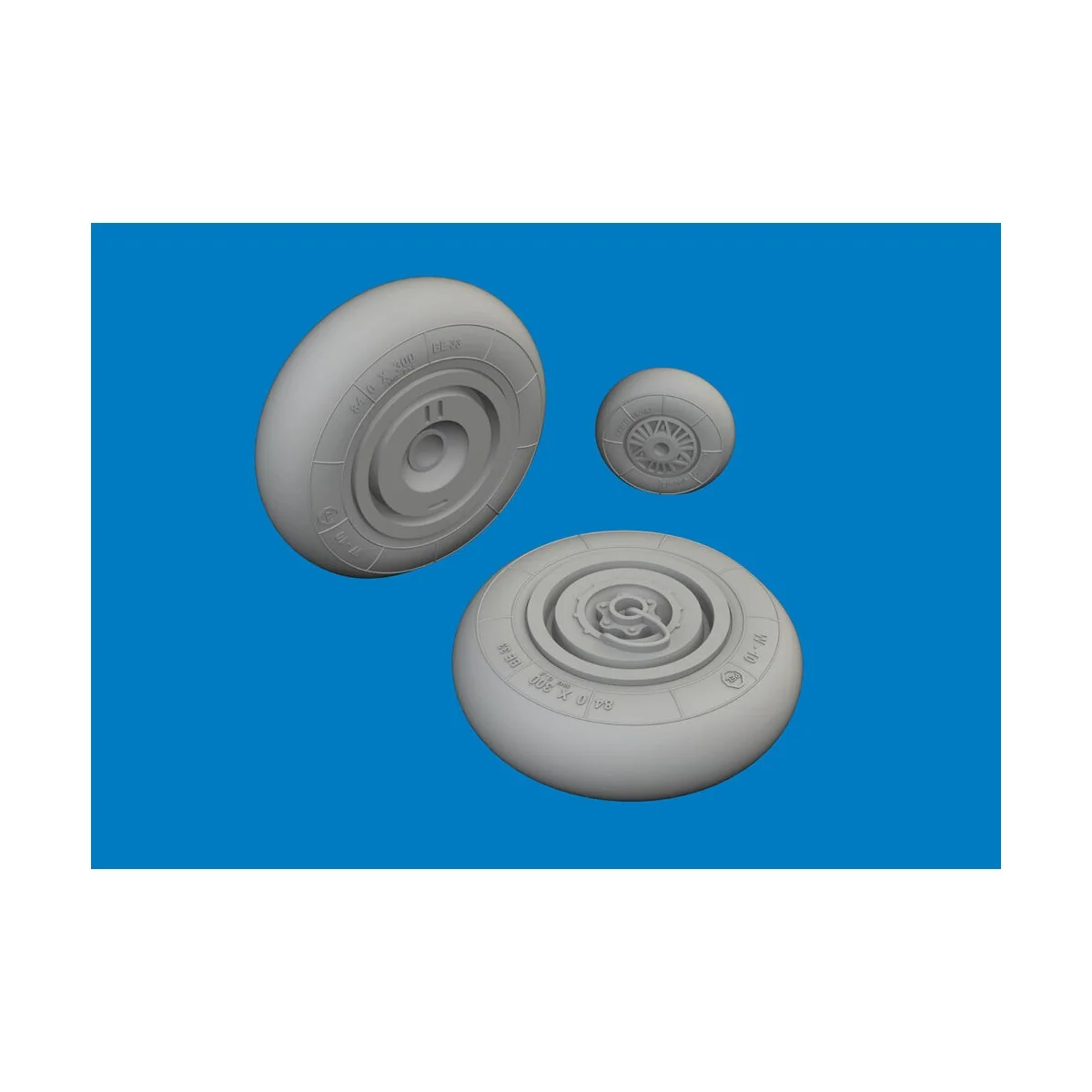 Hs 129B wheels for Takom, 1/48 - Eduard Accessories 6481159