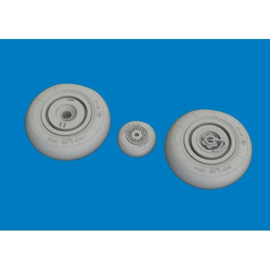 Hs 129B wheels for Takom, 1/48 - Eduard Accessories 6481159