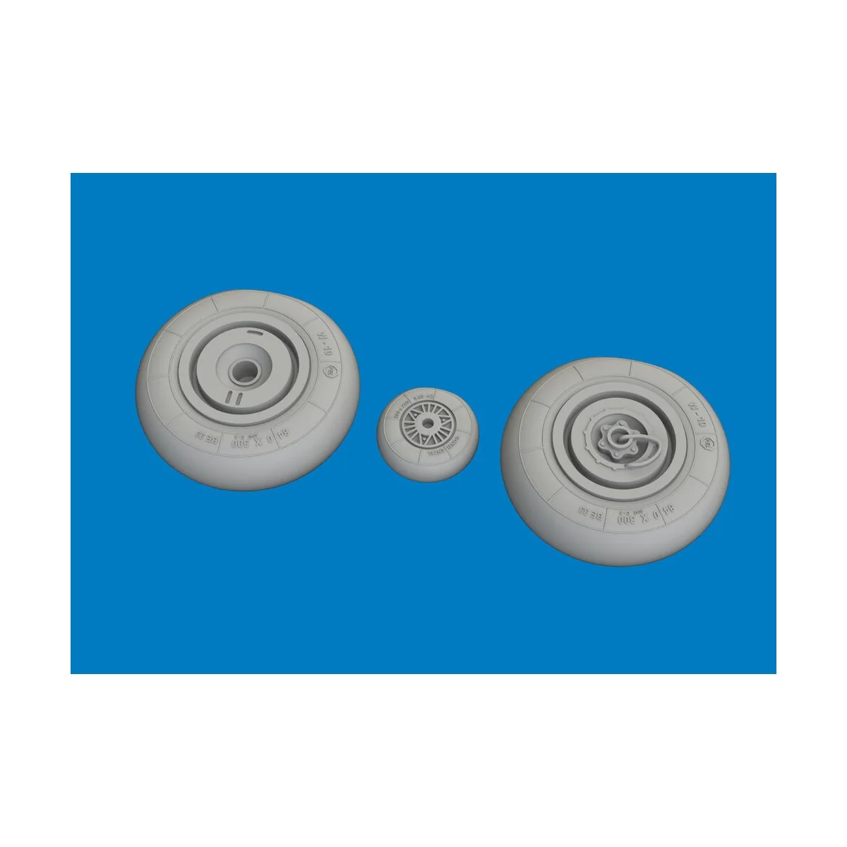 Hs 129B wheels for Takom, 1/48 - Eduard Accessories 6481159