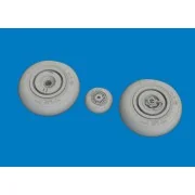 Hs 129B wheels for Takom, 1/48 - Eduard Accessories 6481159