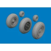 Harrier wheels for Uma Models, 1/48 - Eduard Accessories 6481164 Harrier wheels for Uma Models, 1/48 - Eduard Accessories 6481164