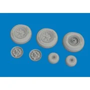 Harrier wheels for Uma Models, 1/48 - Eduard Accessories 6481164 Harrier wheels for Uma Models, 1/48 - Eduard Accessories 6481164