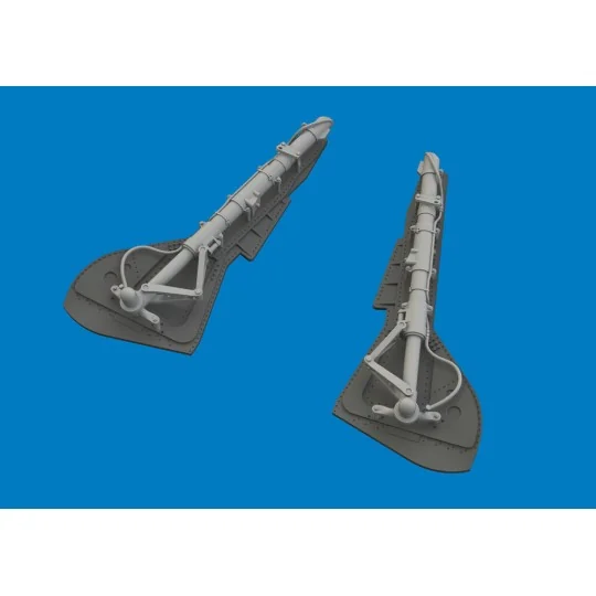 Fw 190A-8 undercarriage legs PRINT for Eduard, 1/48 - Eduard Access...