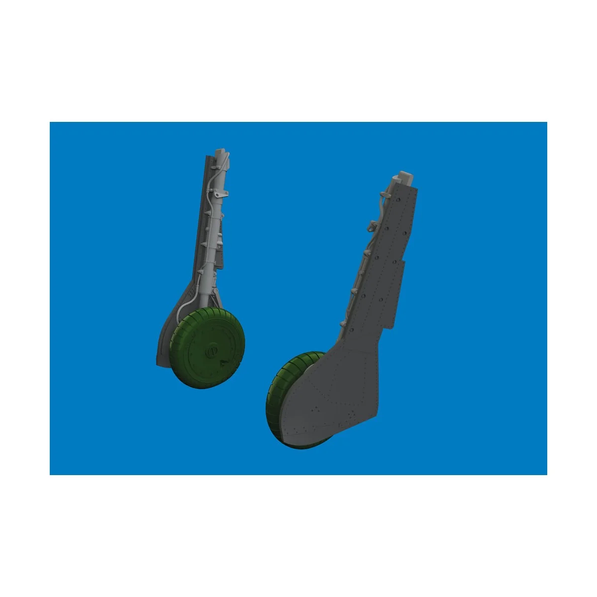 Fw 190A-8 undercarriage legs PRINT for Eduard, 1/48 - Eduard Access...