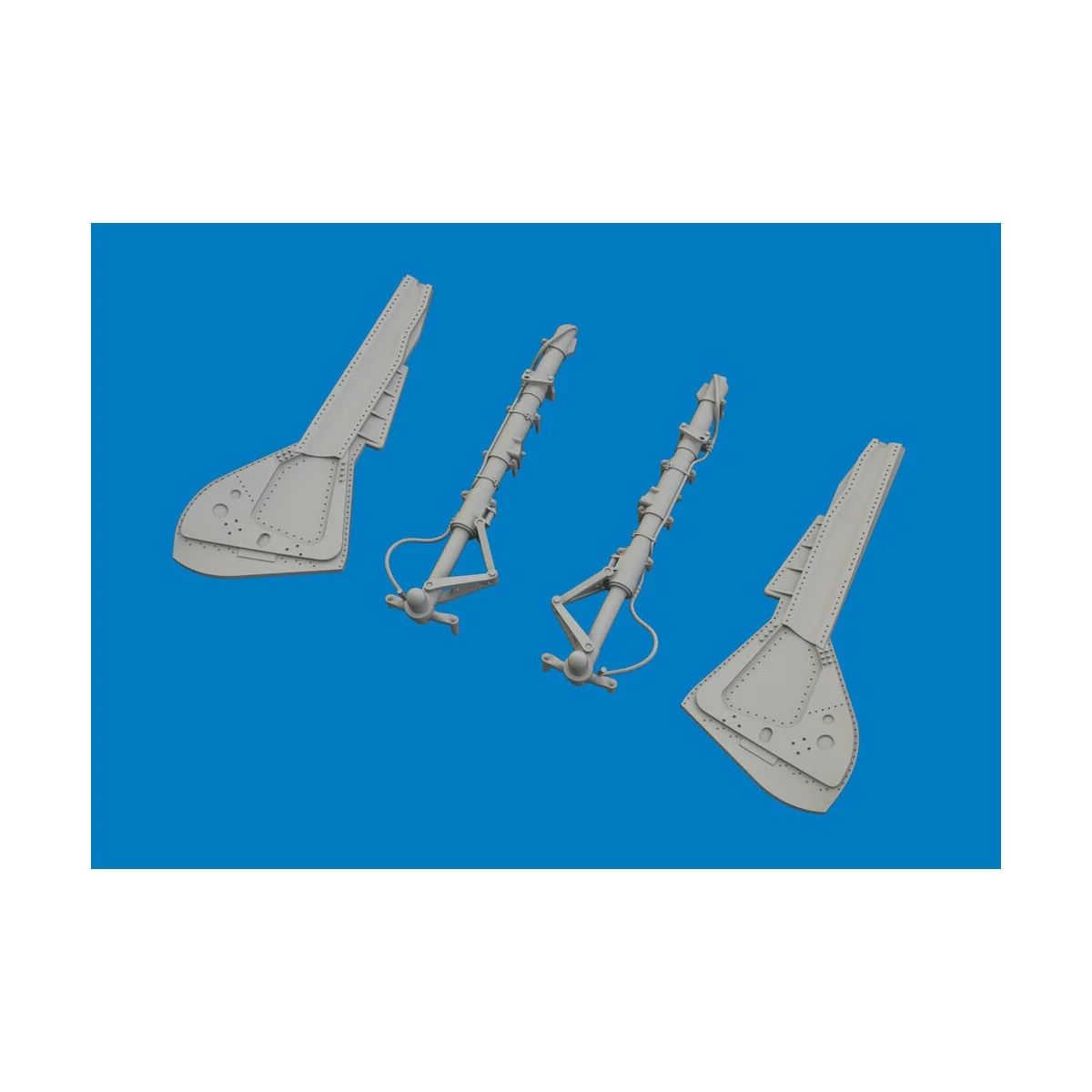 Fw 190A-8 undercarriage legs PRINT for Eduard, 1/48 - Eduard Access...