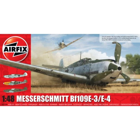 Messerschmitt Me109E-4/E-1, 1/48 - Airfix A05120B Messerschmitt Me109E-4/E-1, 1/48 - Airfix A05120B