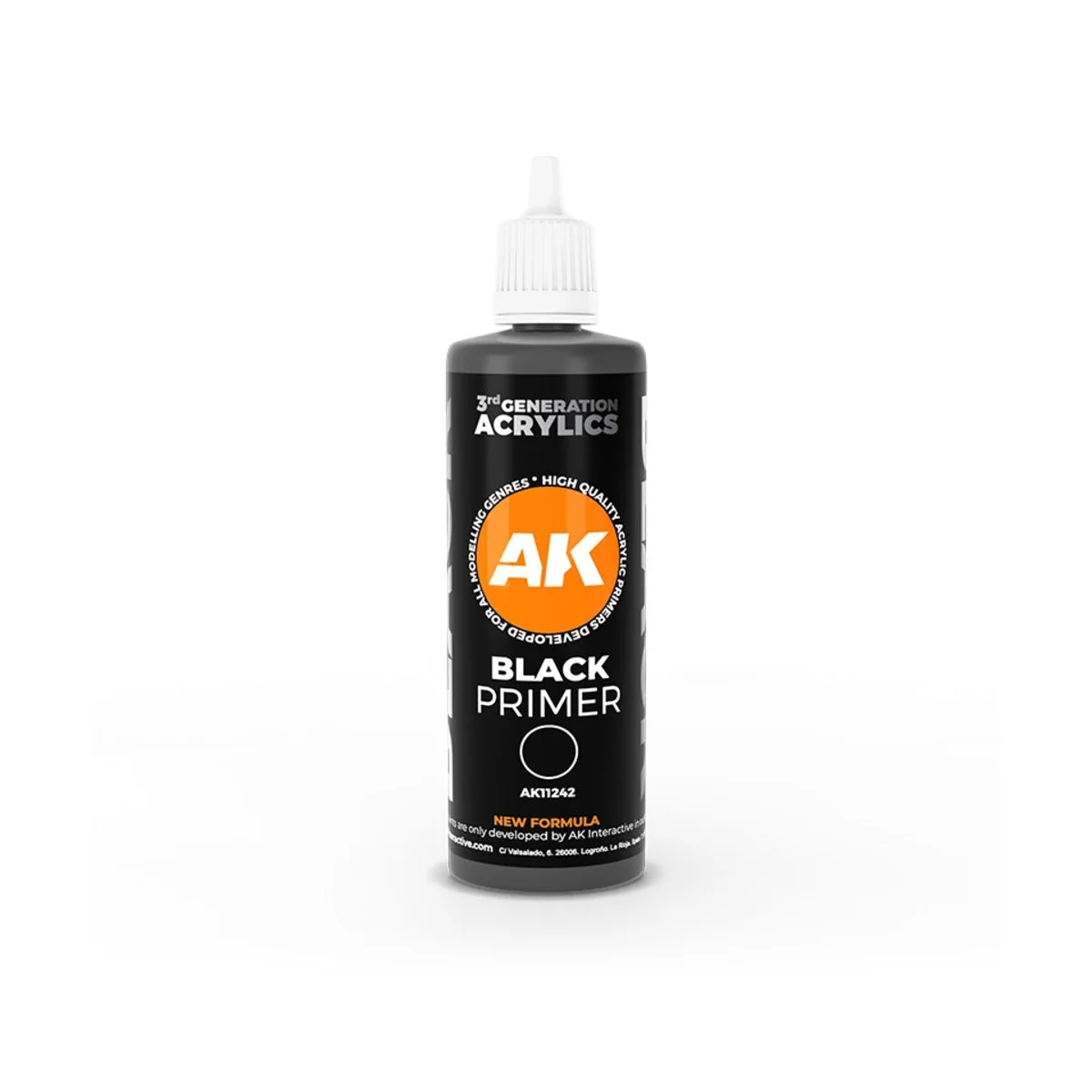 Black Primer 100 ml 3GEN - AK Interactive AK11242 Black Primer 100 ml 3GEN - AK Interactive AK11242