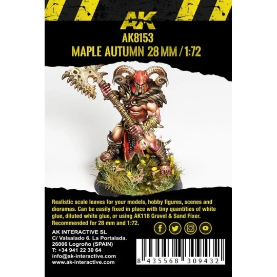 MAPLE AUTUMN LEAVES 1/72 - AK Interactive AK8153