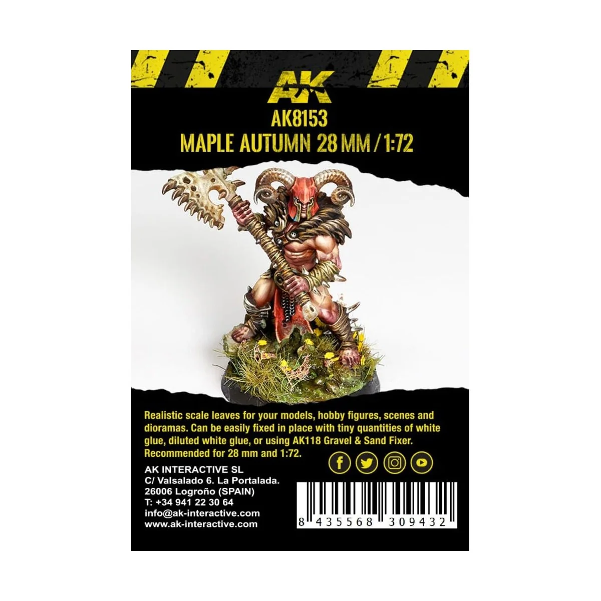 MAPLE AUTUMN LEAVES 1/72 - AK Interactive AK8153