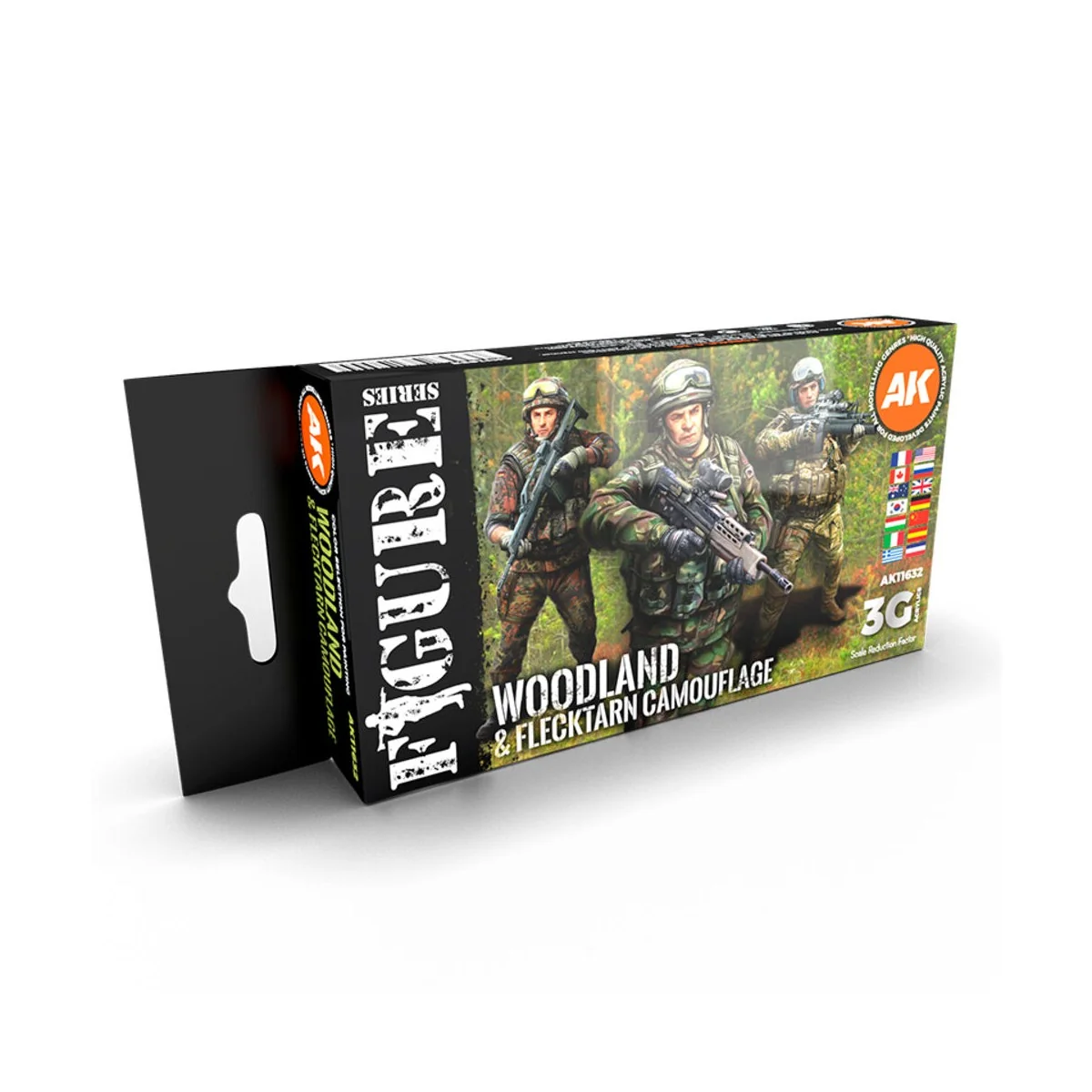 MODERN WOODLAND AND FLECKTARN CAMOUFLAGES 3G - AK Interactive AK11632