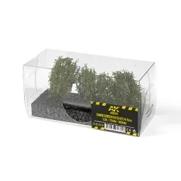 DARK GREEN BUSHES 4-6CM - AK Interactive AK8215 2