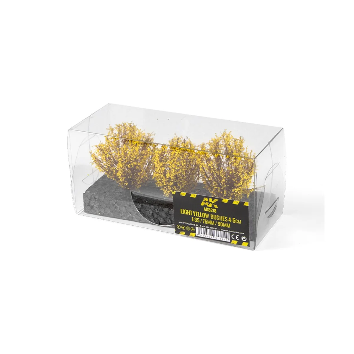 LIGHT YELLOW BUSHES 4-6CM - AK Interactive AK8218