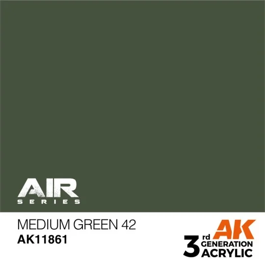 Medium Green 42 - AK Interactive AK11861 Medium Green 42 - AK Interactive AK11861