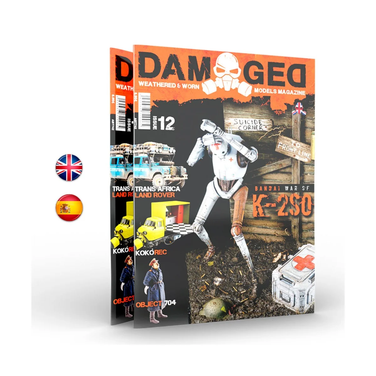 DAMAGED, Worn and Weathered Models Magazine - 12 (English) - AK Int...