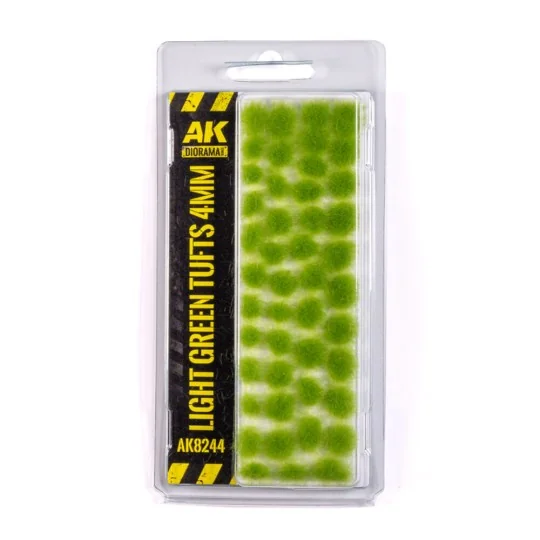 LIGHT GREEN TUFTS 4MM - AK Interactive AK8244