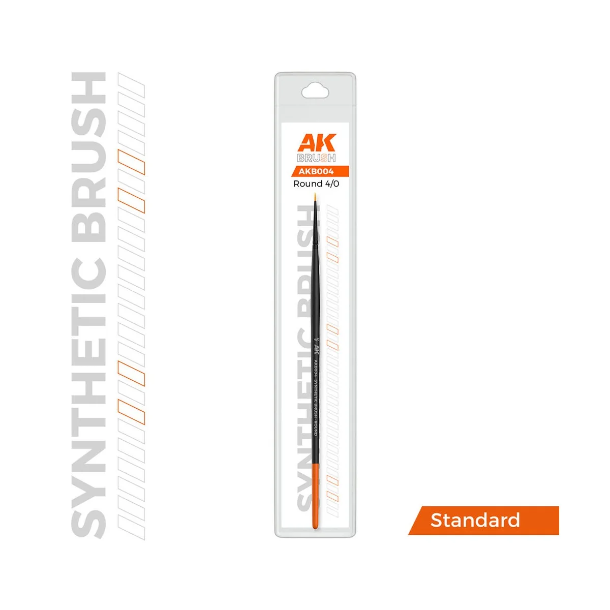 AK SYNTHETIC BRUSH - ROUND 4/0 - AK Interactive AKB004
