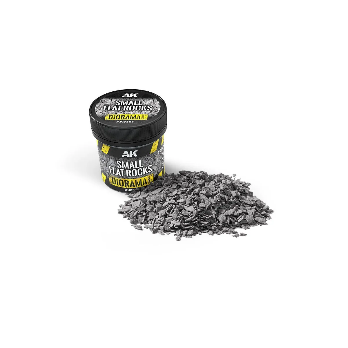 SMALL FLAT ROCKS 100ML - AK Interactive AK8301 SMALL FLAT ROCKS 100ML - AK Interactive AK8301