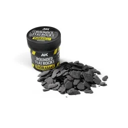 ROUNDED FLAT ROCKS 100ML - AK Interactive AK8302 2