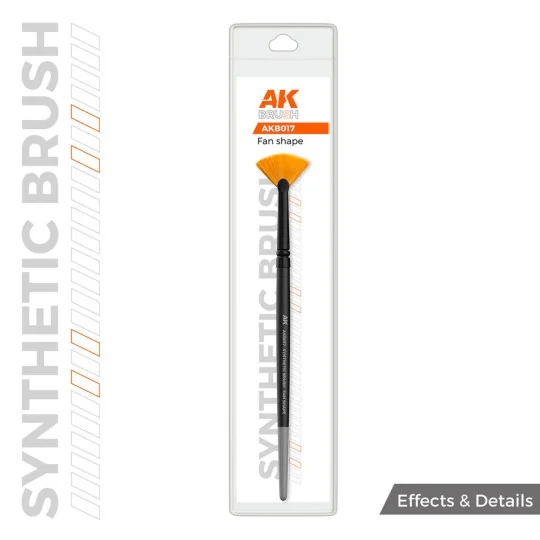 AK SYNTHETIC BRUSH - FAN SHAPE - AK Interactive AKB017 AK SYNTHETIC BRUSH - FAN SHAPE - AK Interactive AKB017