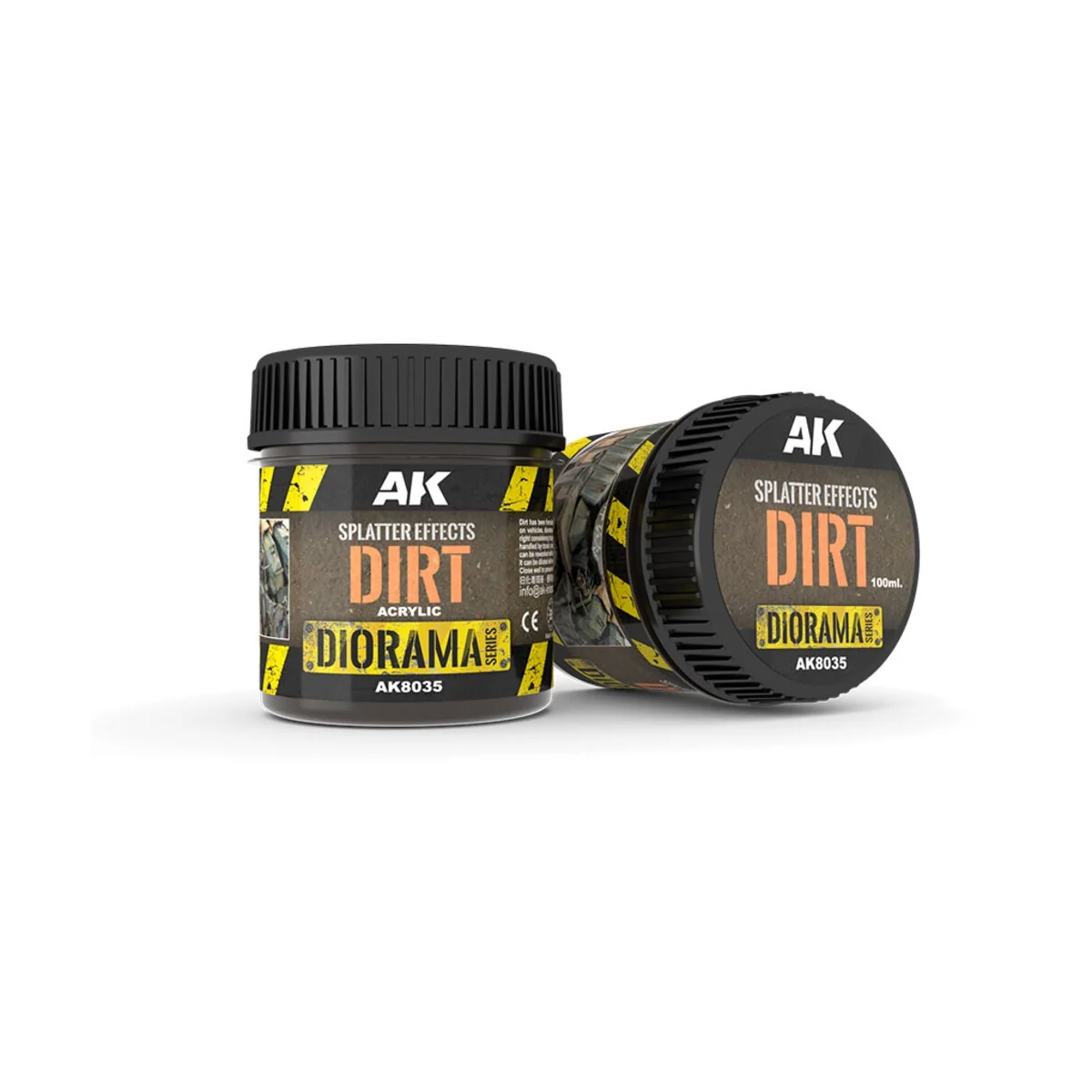 SPLATTER EFFECTS DIRT - 100ml (Acrylic) - AK Interactive AK8035