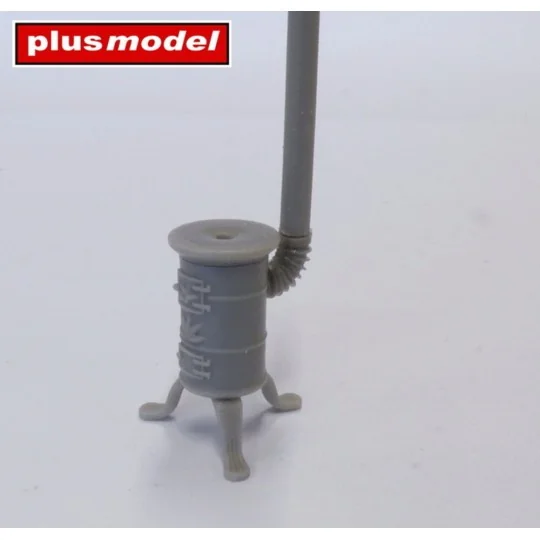 Smal round stove, 1/35 - Plus model EL072
