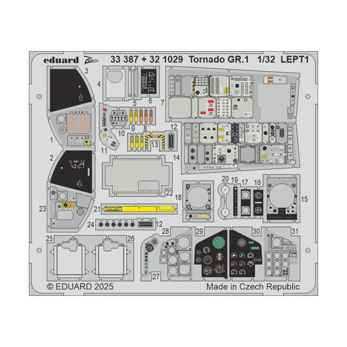 Tornado GR.1 for Revell, 1/32 - Eduard Accessories BIG33172