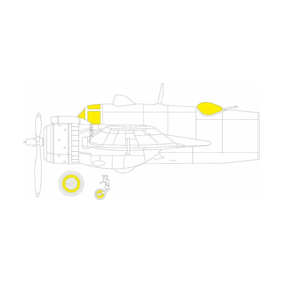 Beaufighter Mk.VI for Revell, 1/48 - Eduard Accessories BIG49469 Beaufighter Mk.VI for Revell, 1/48 - Eduard Accessories BIG49469