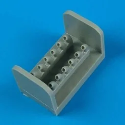 Curtiss P-40B exhaust for Airfix, 1/72 - Quickboost QB72 361