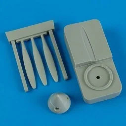 P-40B/C propeller w/tool for Airfix, 1/72 - Quickboost QB72 364