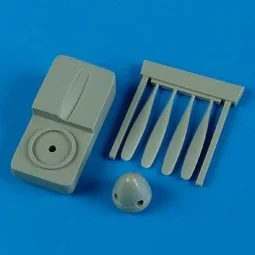 P-51D/K Mustang propeller w/tool f.TAMIY - Quickboost QB72 369