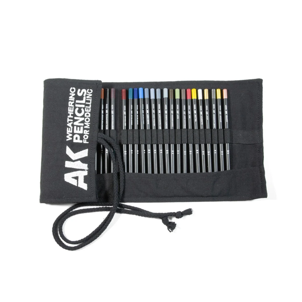 WEATHERING PENCILS FULL RANGE CLOTH CASE (37 waterpencil colors) - ...