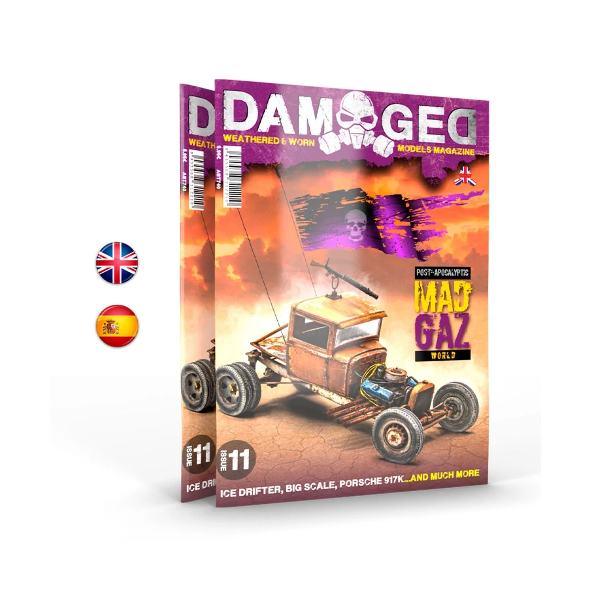 DAMAGED, Worn and Weathered Models Magazine - 11 (English) - AK Int...