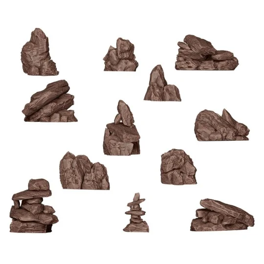 ROCKS & TORS - BASING BITS 12 pieces - AK Interactive AKBIT0003 ROCKS & TORS - BASING BITS 12 pieces - AK Interactive AKBIT0003