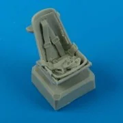 Bf 109E seat with safety belts, 1/72 - Quickboost QB72 401