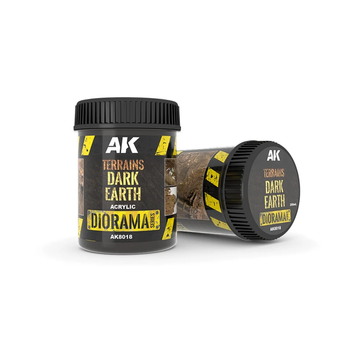TERRAINS DARK EARTH - 250ml (Acrylic) - AK Interactive AK8018