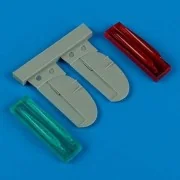 Spitfire Mk.IX pos lights & rudder f Has, 1/72 - Quickboost QB72 413