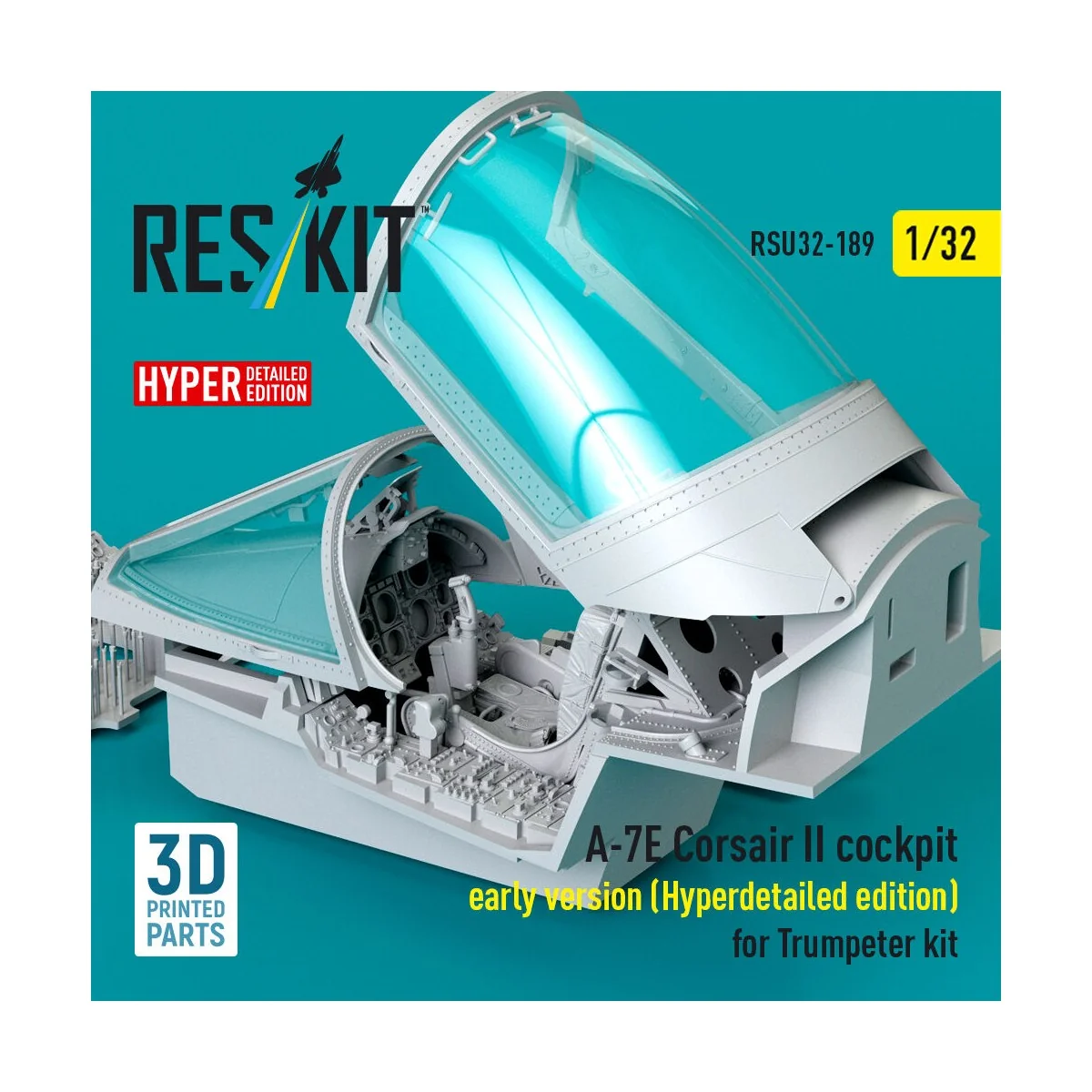 A-7E Corsair II early cockpit (Hyperdetailed edition) for Trumpeter...