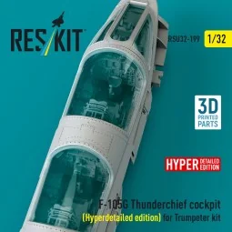 F-105G Thunderchief cockpit (Hyperdetailed edition) for Trumpeter k...