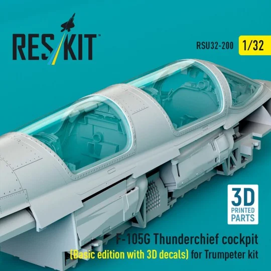 F-105G Thunderchief cockpit (Basic edition with 3D decals) for Trum...