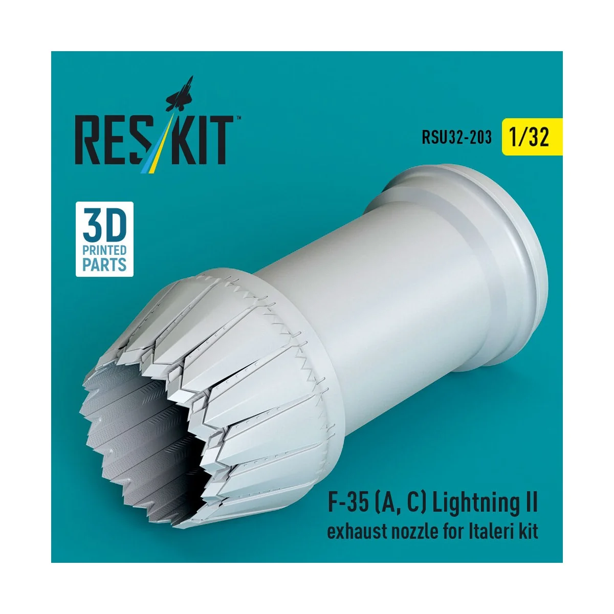 F-35 (A, ?) Lightning II exhaust nozzle for Italeri kit (3D Printed...
